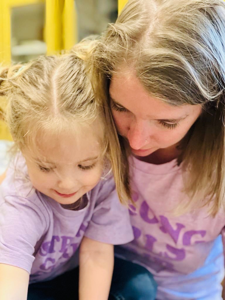 My niece and I supporting <a href="/tommys/">Tommy's</a> on Mother's Day with our #stronggirlsclub t-shirts #WeSeeAMum <a href="/worstgirlgang/">The Worst Girl Gang Ever</a>