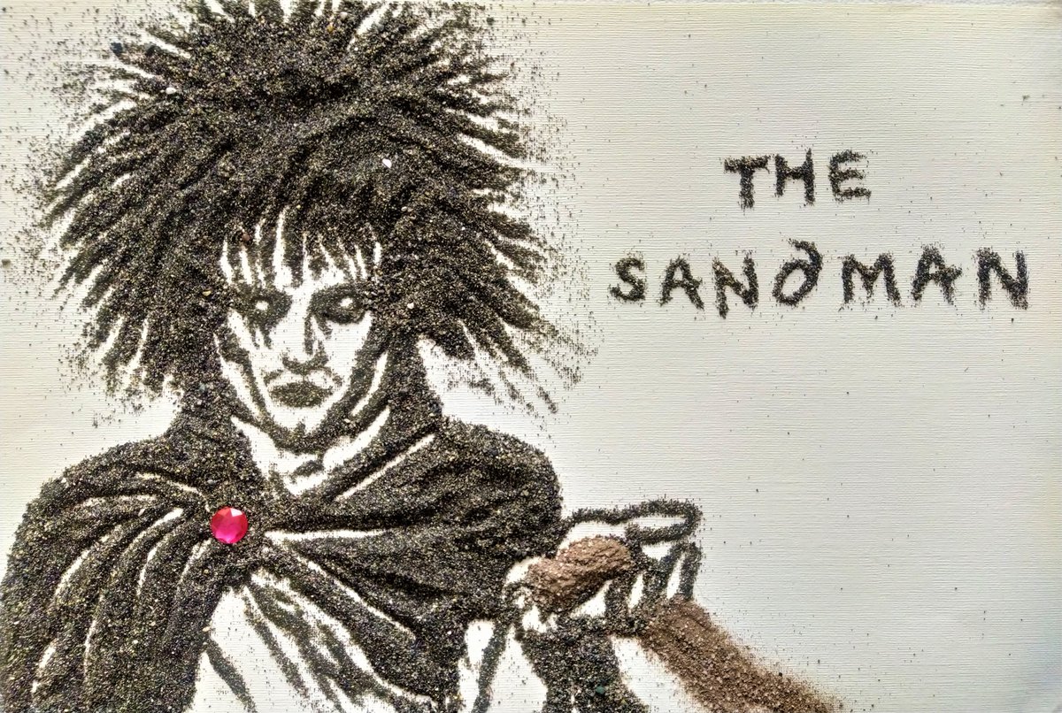 Glow_Quin's tweet photo. @neilhimself 
#GISH 
#BookBash
The Sandman https://t.co/j07rliFk8r