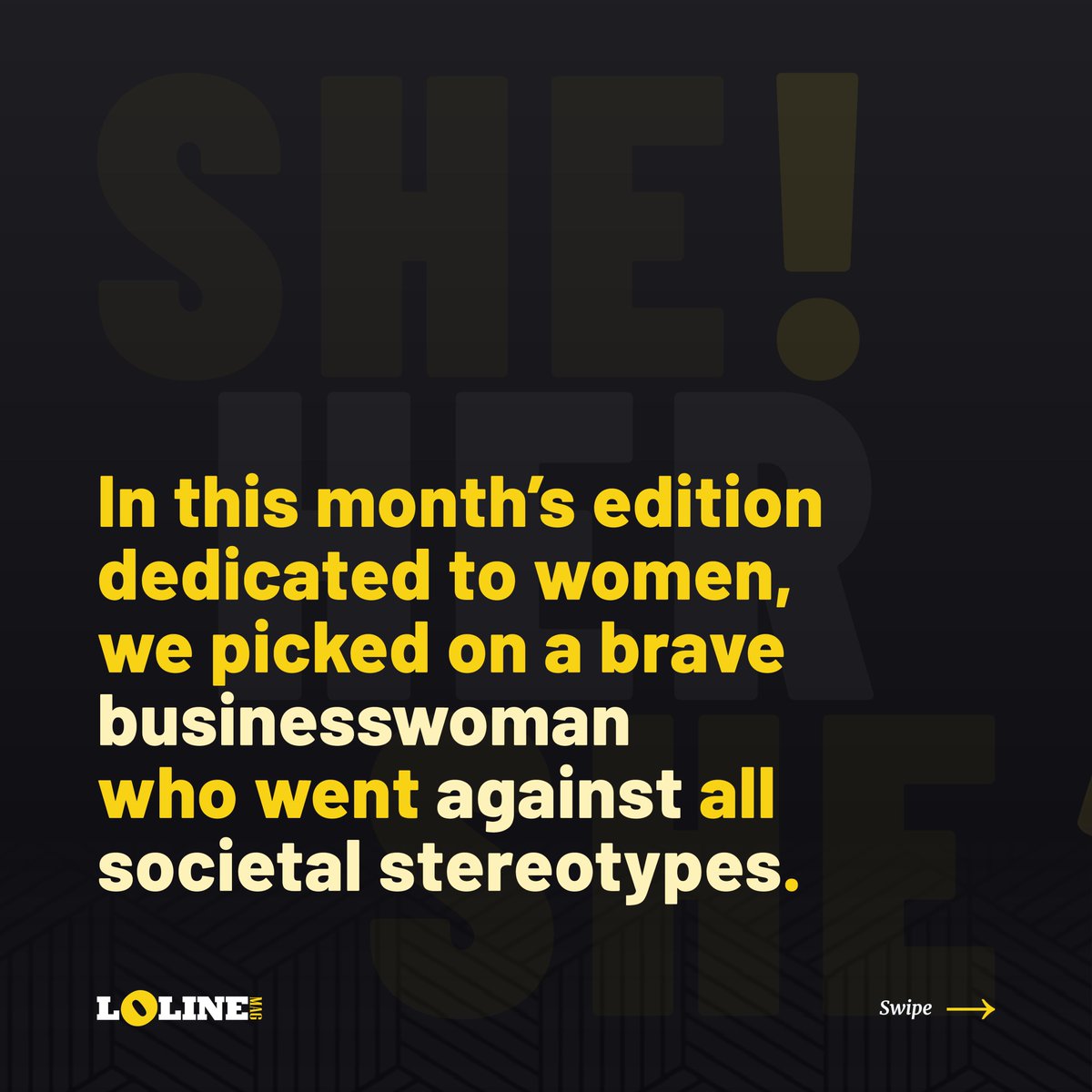 LolineMag's tweet photo. In this month's edition dedicated to women, we picked on a brave businesswoman who went against all societal stereotypes.
Stay tuned for this month's edition which is right around the corner.
#businesswoman #womanentrepreneur #womenshistorymonth #lolinemag #tourism https://t.co/0ZaVbglLfJ