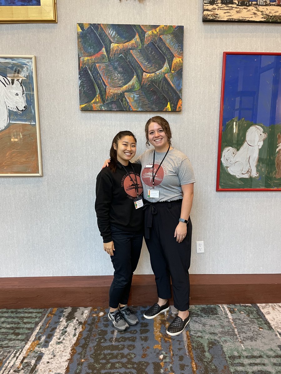 iupt_iusoc's tweet photo. Our Chair Minhwa and Vice Chair Christa grew their knowledge to serve our community!

They attended the @societyofstudentrunfreeclinics conference to enhance our patient experience at @iu_soc! Also, their poster presentation won the Outstanding Innovation award! https://t.co/iRfHsrSoKf