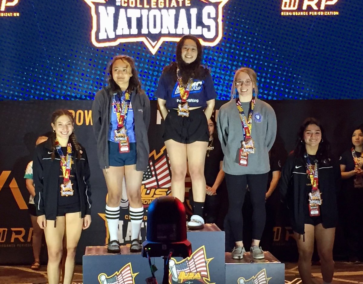 <a href="/lobopowerlifti1/">Lobo Powerlifting</a> and alumni continue to dominate. <a href="/ashleyrenee3030/">ashley villanueva</a> just won collegiate nationals as a freshman in the 52kg class. That’s back to back 52kg collegiate national wins from Lehman lifters. 6 more Lehman lifter still to compete at college nationals in Chicago.