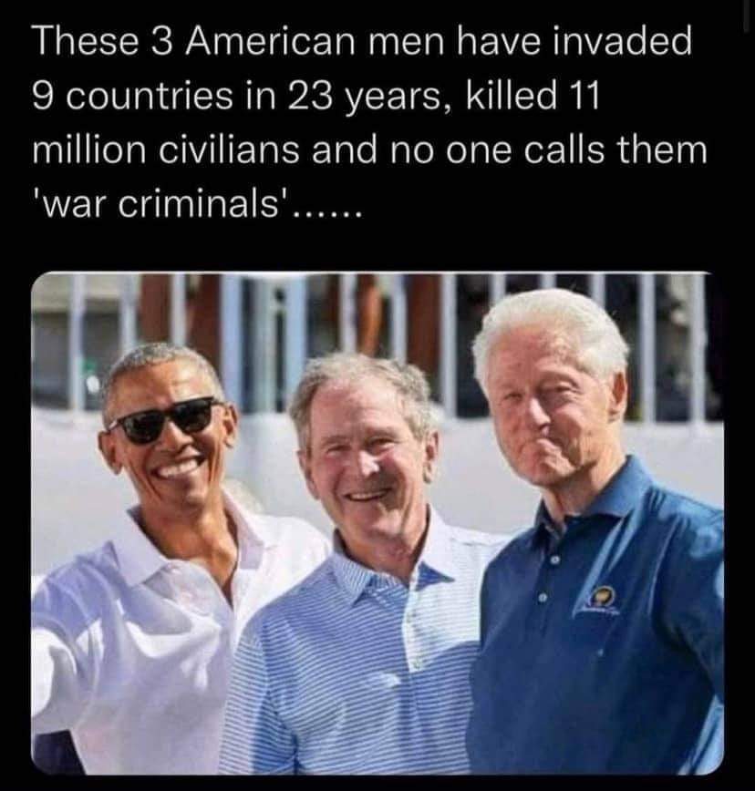 If I speak about these war crimes I'll be in trouble 

Big trouble 🤐