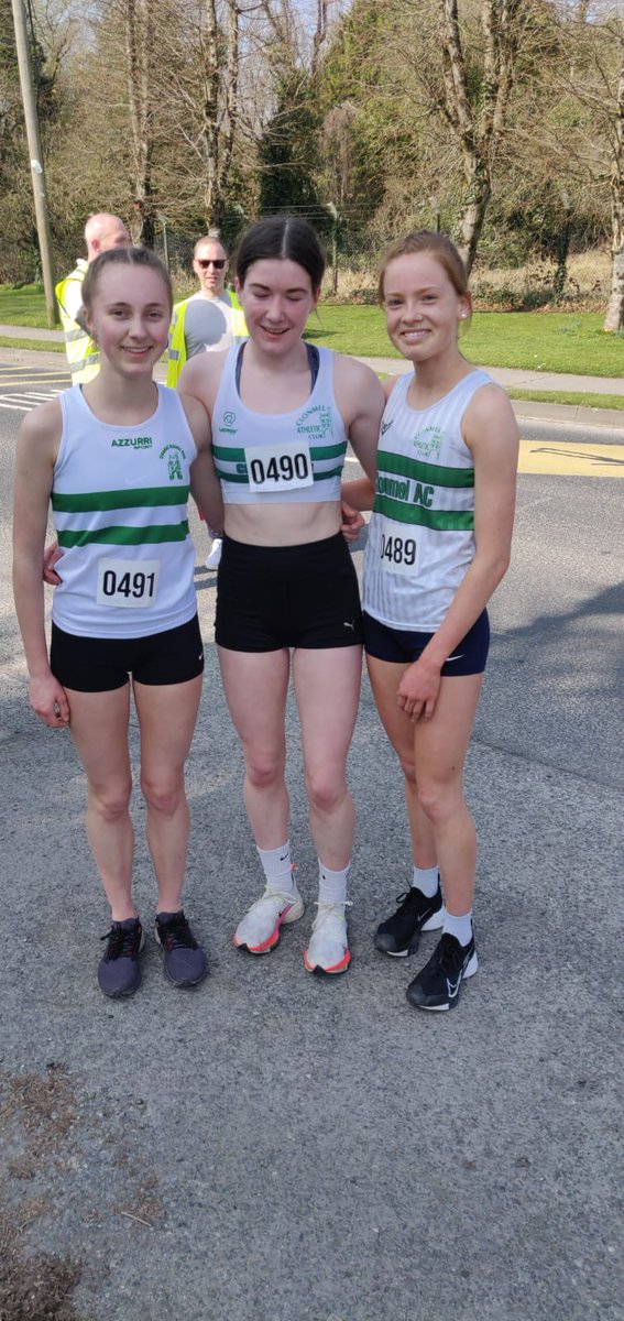 LoretoClonmel's tweet photo. The Tipperary Junior &amp; Senior road races took place today in Dundrum. 

Celine, Muireann &amp; Ruby ran in the Junior race with Muireann taking the county title and all of the girls playing their part in team medals. Mr. Kehir ran in the Senior race. https://t.co/wbhL5KsnRF