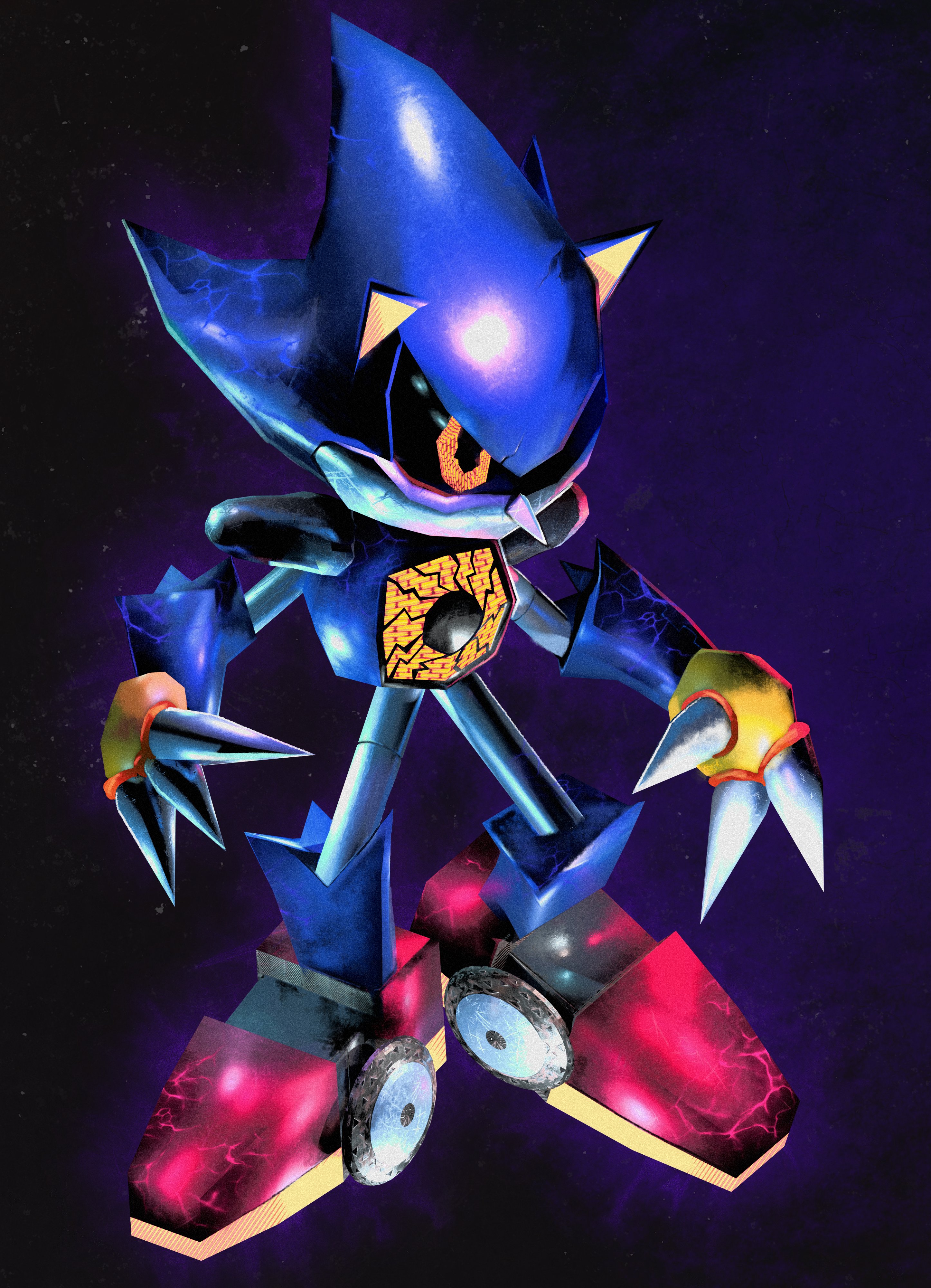 ╰(*´︶`*)╯♡ — I AM HERE ! icons for metal sonic with pastels and