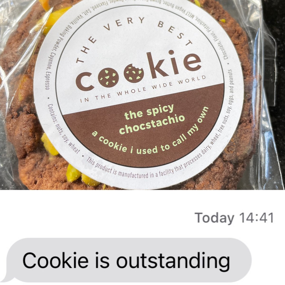 I love and accept cookies. 
Spouse is a pie guy. 
This one, however, may convert him for good.  Kudos, <a href="/HrishiHirway/">Hrishikesh Hirway</a>  <a href="/verybestcookie/">theverybestcookie</a>