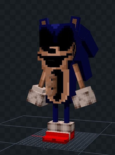 Majin Sonic Minecraft Skin