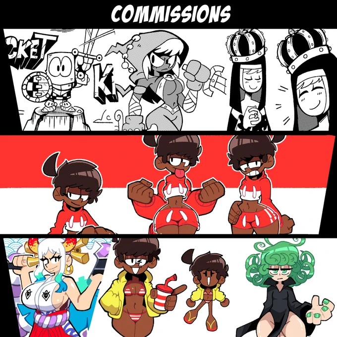 Commissions are OPEN! If interested you can send me an email or just DM me. 