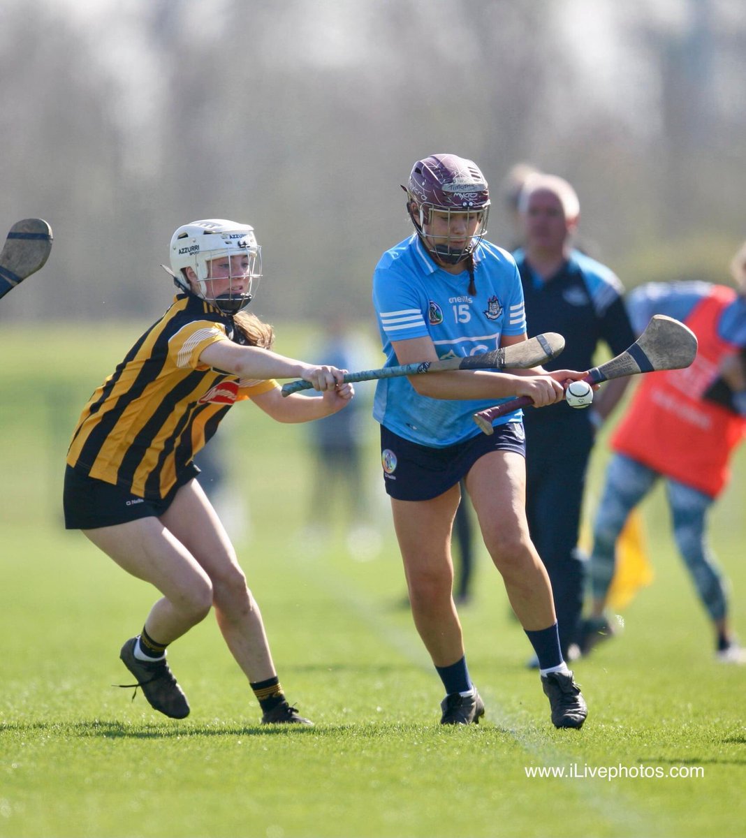 Dublin's Aimee Timothy <a href="/StFiniansSwords/">St Finians GAA Swords</a> in action against Grace Glennon Kilkenny during <a href="/LeinsterLGFA/">Leinster LGFA</a> U.16A Provincial Championship, <a href="/CamogieDublin/">Dublin Camogie</a> v <a href="/KilkennyCamogie/">Kilkenny Camogie</a> at Abbostown 27.03.22
Full Time Score: Dublin 2.03 v Kilkenny 4.13
📸 <a href="/ilivephotos/">iLivePhotos</a>