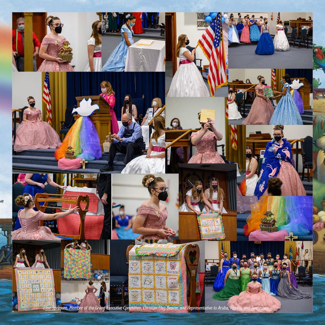 CARainbowGirls's tweet photo. Grand Assembly is getting closer! Our next Milestone Making Meerkat memory is the Reception for GEC Christian Flag Bearer and Representative to Aruba, FL and TN #receptions #caiorg #grandies https://t.co/CSeY1DoG0f