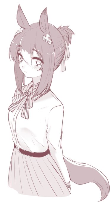 私服ファインモーションも良き #ウマ娘 