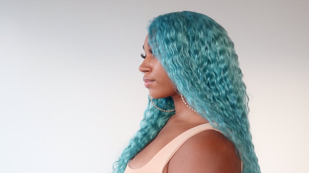 Sky Blue Hair | Watercolor Method | Allove 613 Deep Wave Wig

youtu.be/wCvsZ51mJWg
