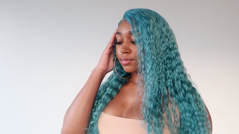 Allove 613 Deep Wave Wig Review | Dyed Sky Blue

youtu.be/SrHzR3HWoTc
