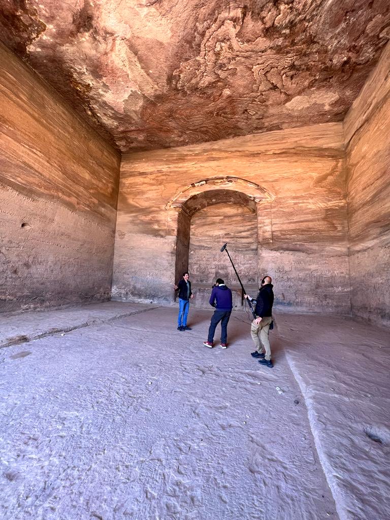 This week: Filmed the massive marvelous Monastery - Ad Deir- in Petra! ⁦<a href="/VisitJordan/">Visit Jordan</a>⁩ ⁦<a href="/Wondrium/">The Great Courses</a>⁩