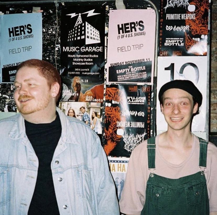 fieldtripband's tweet photo. my bandmate Nico took took this at the Empty Bottle in Chicago. Opening up for Her’s was our first real tour, and Stephen and Audun made us feel so encouraged and welcome, like we were meant to be doing it. Forever grateful ❤️#TimsTwitterListeningParty https://t.co/6qZ2zXznqG