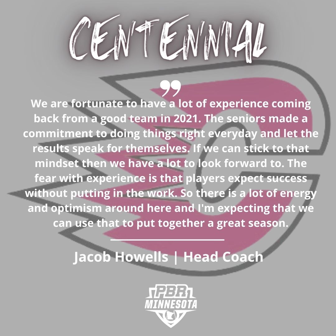 PBR MN 2022 High School Team Preview:

CENTENNIAL COUGARS

👉🏼🔗 bit.ly/CentCougs2022

<a href="/1cougarbaseball/">Centennial Cougar Baseball</a>