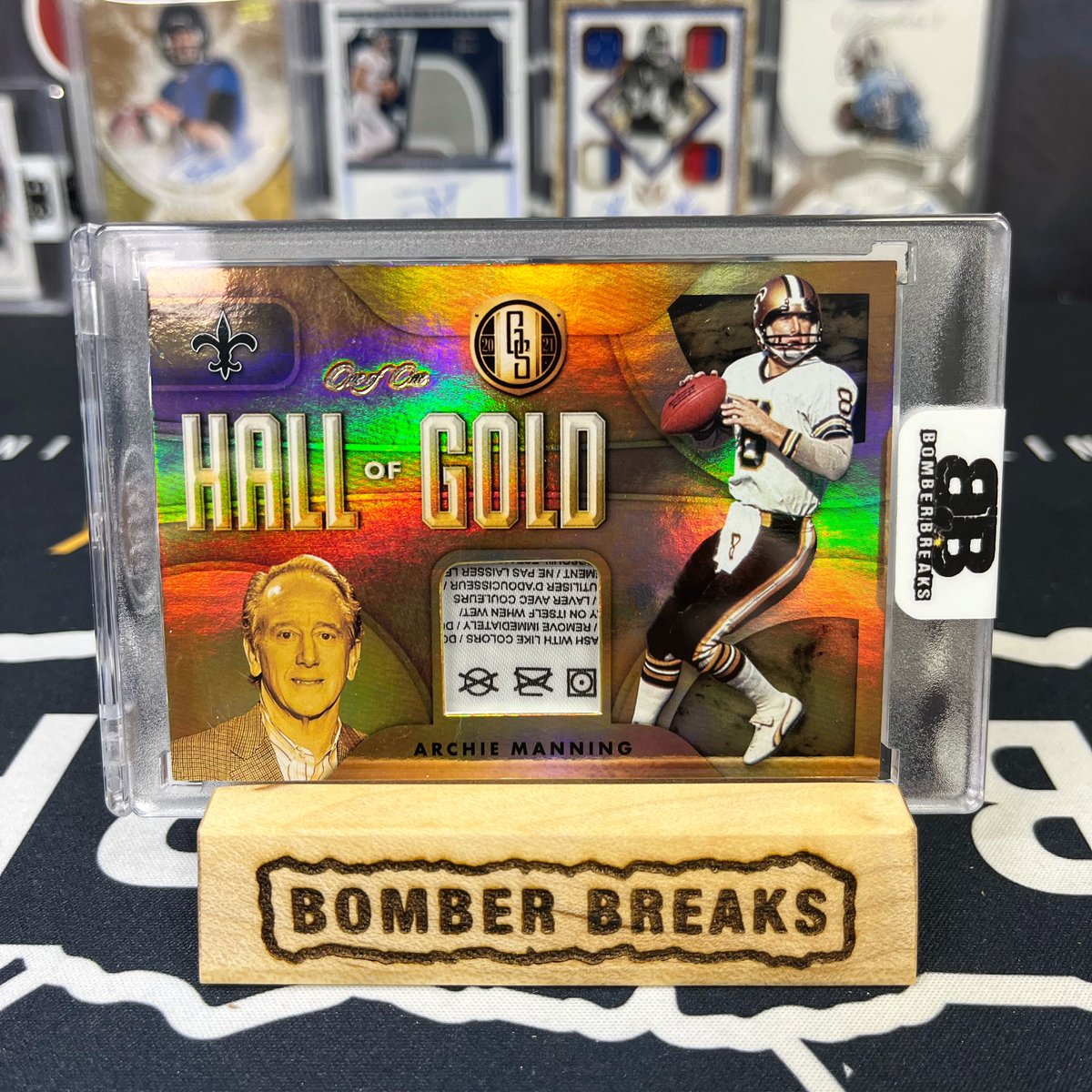 BomberBreaks's tweet photo. Archie Manning 1/1 Hall of Gold Laundry Tag booming out of our @bomberbreaks Ignition Football Series 2 breaks! π₯π₯ @paniniamerica
#boom #whodoyoucollect #1of1 #neworleanssaints #saints #neworleans #football #laundrytag #groupbreaks #nfl #thehobby #manning https://t.co/EedbVgqcS7