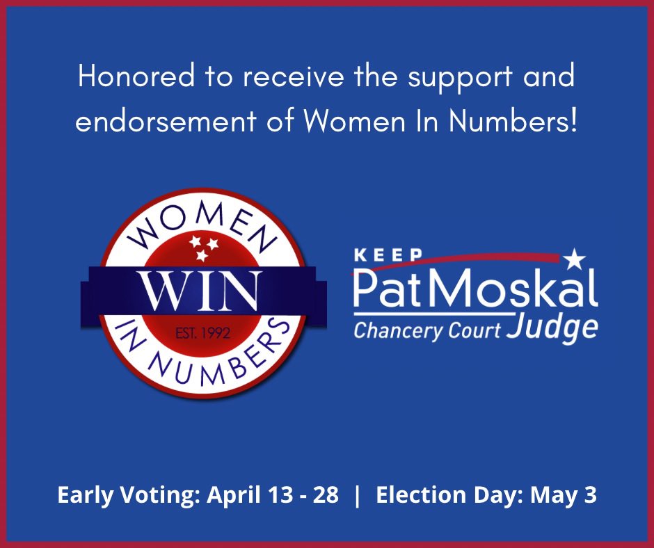 MoskalforJudge's tweet photo. Thank you for your support, @WomenInNumbers! #KeepPatMoskal https://t.co/TlYbRy7Jeq