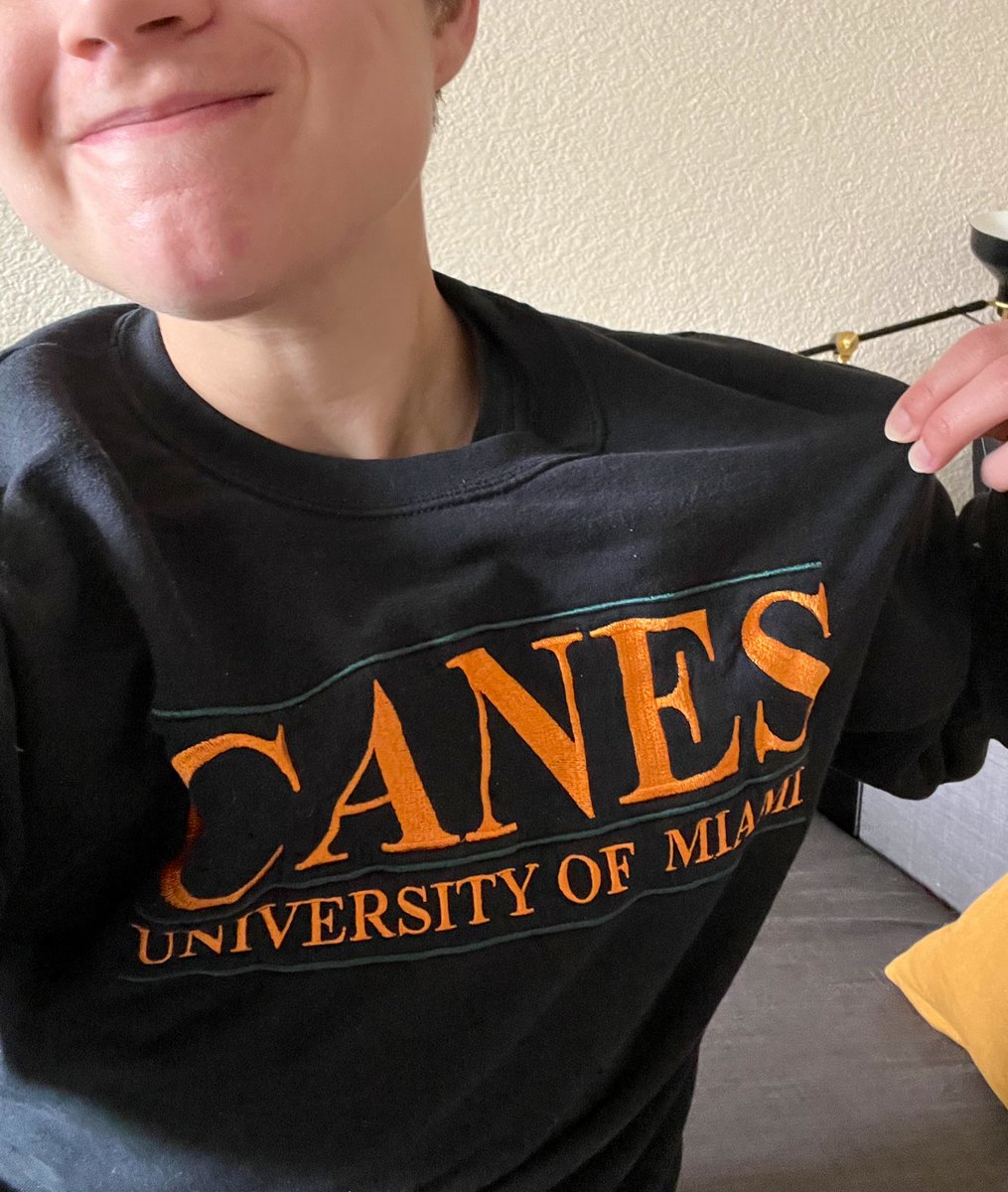 ArielleOrsuto's tweet photo. How we feeling at the half? 😎 

#Canes #MarchMadness #kubball https://t.co/cqoFMBy5NF