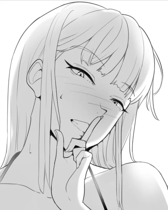 まゆげ線1本で描くかちょっと太くするかで永遠に悩む 