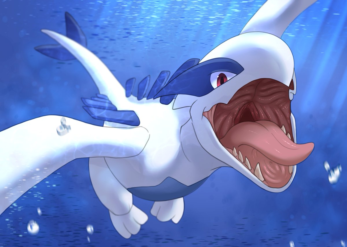 I think Lugia just found a tasty snack~

#vore #mawshot #pokemon #lugia