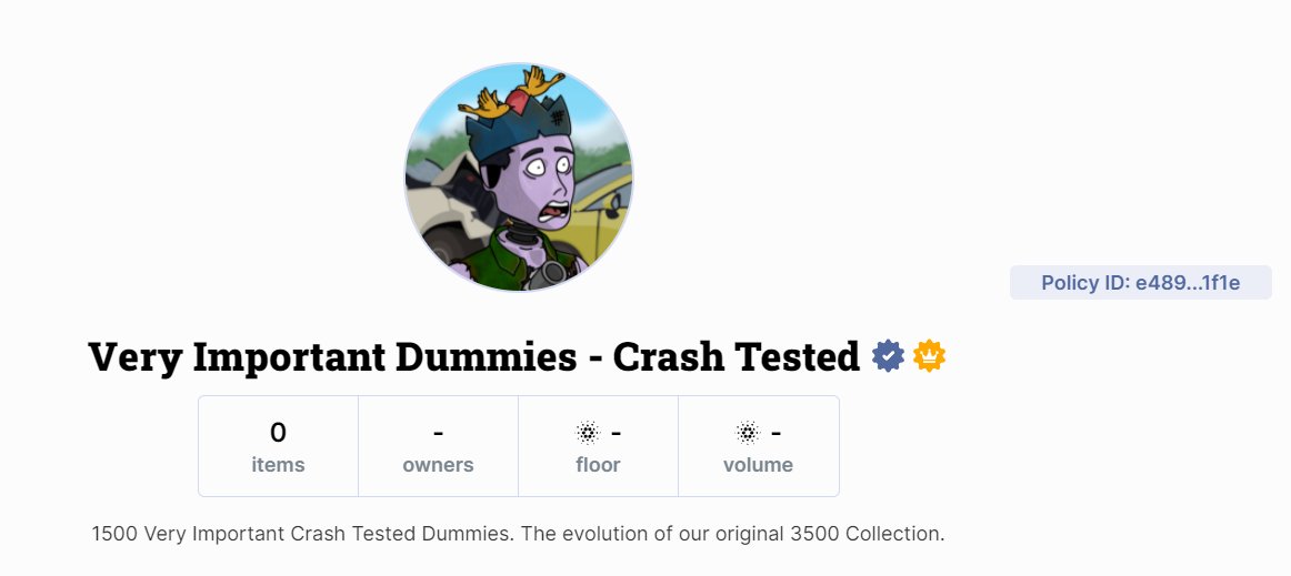 Verified and ready to go! <a href="/jpgstoreNFT/">jpg.store</a> ✅🔥

💥💥💥#LFCrash 💥💥💥

#CNFT #CNFTDrop #DumGang #VID