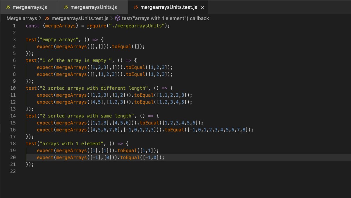 KormocziAdam's tweet photo. #Day45 so let's practice the how to make automated testing!
Learnt how to use Node Package Manager, and installed the testing framework Jest!
And as a practice i tested functions from my old JS files.
- fyi. i found a bug in one of them 💪
#LearnlyDev #100DaysOfCode https://t.co/4joE63TbfJ