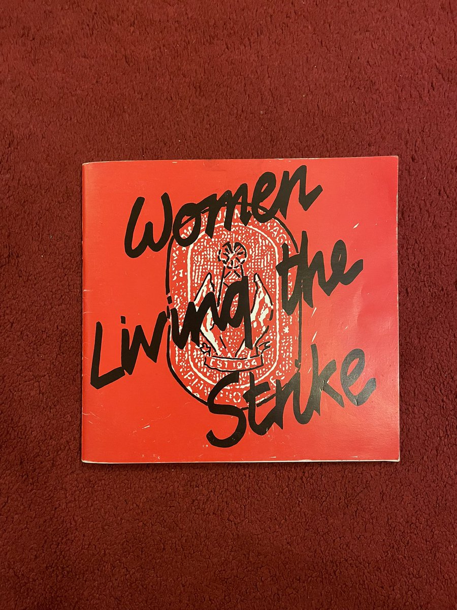 LaingHope's tweet photo. Gifted to me by Jim Hogg. Signed by Arthur Scargill and a copy of “women living the strike”. The book describes hardships and injustice faced but also shows how communities stuck together during tough times. 🌹 https://t.co/pY6VVfaQrS