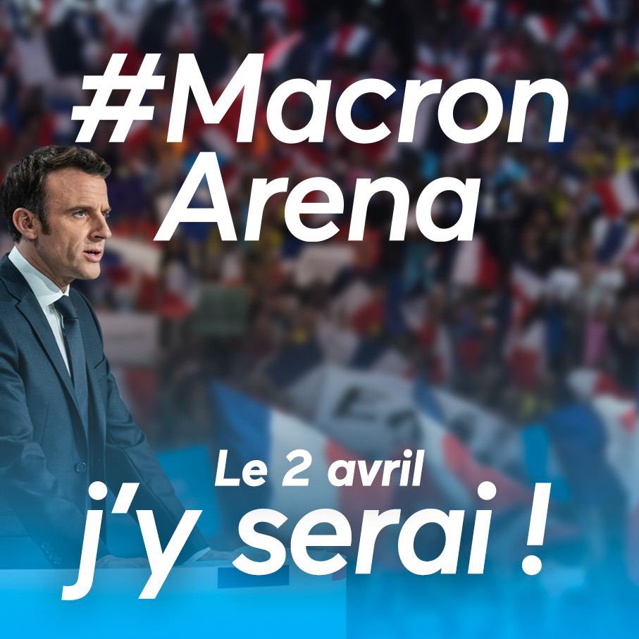 paula_osseekatz's tweet photo. 🔴 J-6 avant le grand rassemblement d’Emmanuel Macron à Paris La Défense Arena 

Inscrivez-vous maintenant #MacronArena ⤵️

https://t.co/uVYPABYkUx https://t.co/j5UkWgWsFs