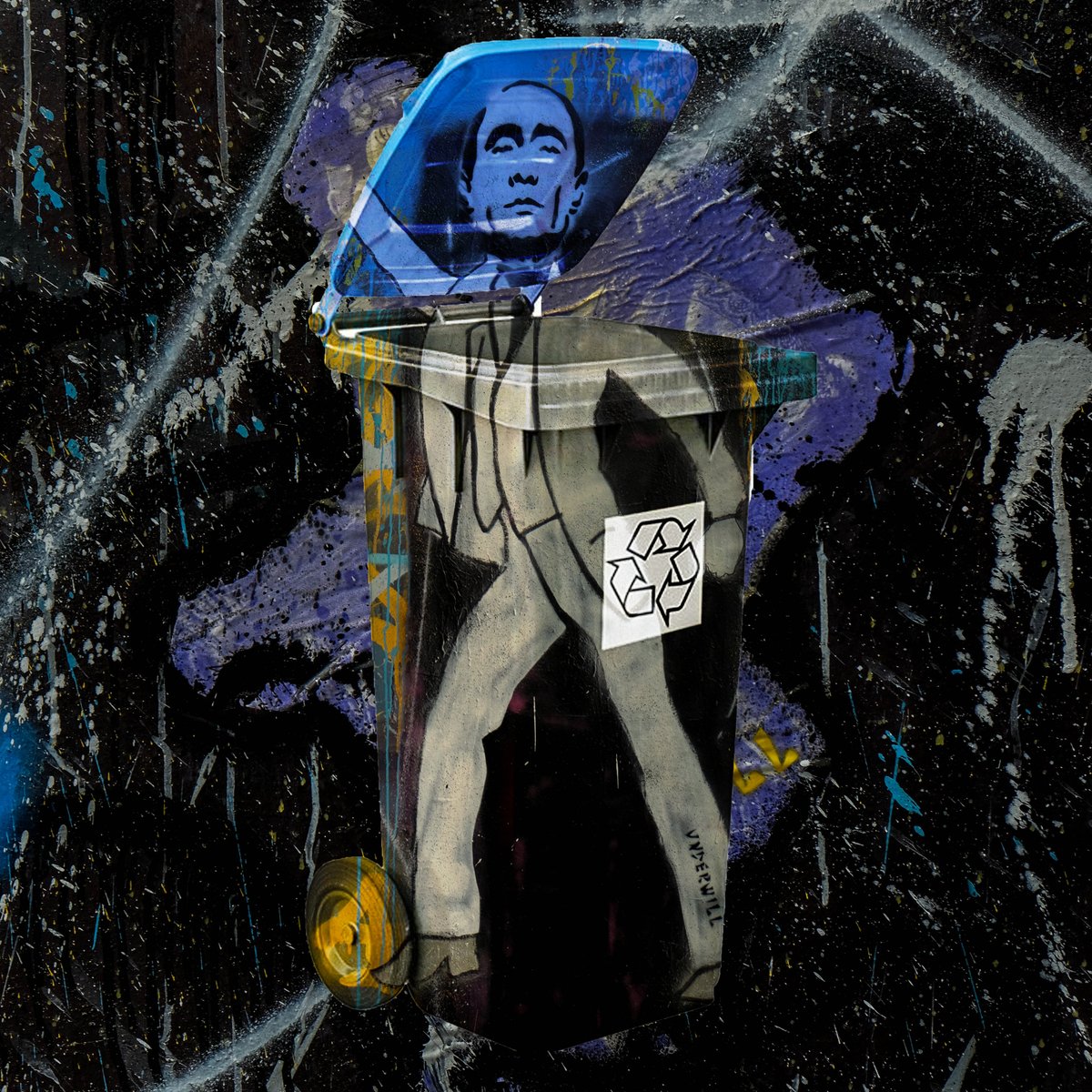 Sickoart_nft's tweet photo. 6⃣ #KitschArt #TrashArt Collection by @UnderwillM
''Who killed the Bogdanoffs ?''
38/50 ED at 2 $XTZ
''PUT_IN Trash on Wheels''
1/1 ED at 10 $XTZ
👇
https://t.co/BVbASQJXXW
#BogdanoffBrorher #Bogdanoff #MEMES
#PUTINTRASH https://t.co/ECUOLP8K0Q
