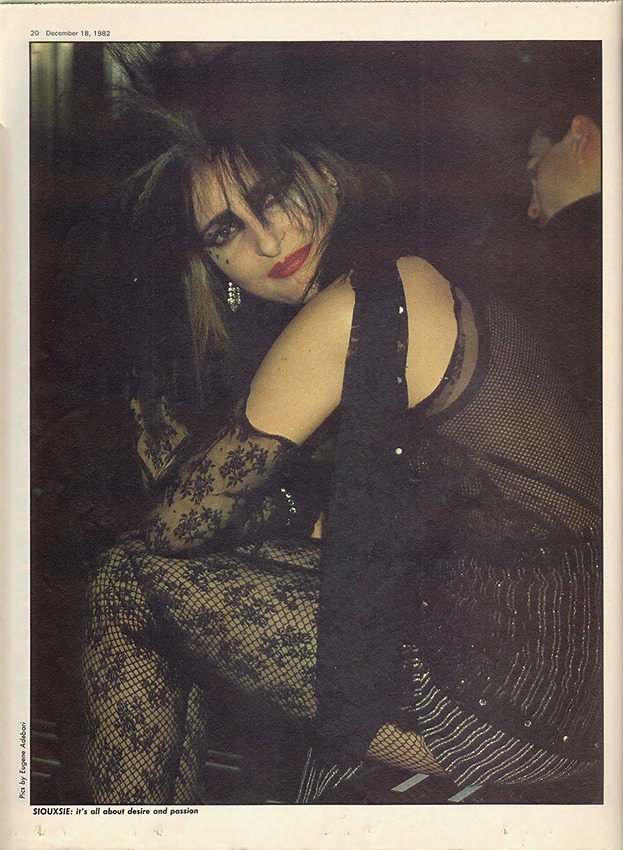 peterkidder's tweet image. Siouxsie Sioux