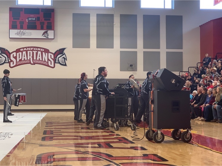 Sanford Percussion just brought the house down at SHS!  What a great performance by our Spartans!!!