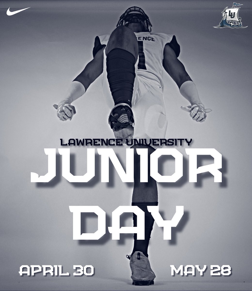 Thanks <a href="/LUVikingsFB/">Lawrence University Football</a> for the junior day invitation!