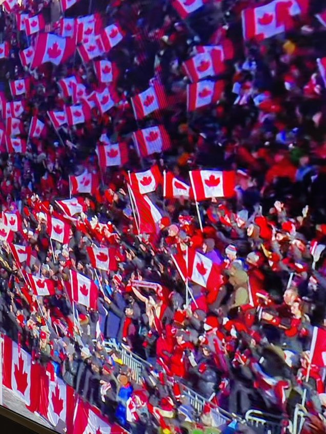 Hey #ClownConvoy #FakeTruckers 
#OttawaConvoy 

See this? 

We got our flag back!

#CDNmnt  #GoCanada #Soccer #WorldCup #cdnpoli