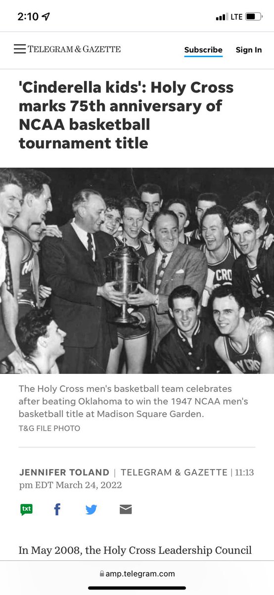 EHMSStella's tweet photo. My Godfather, Dermie O’Connell.  1947 NCAA Champions!  💪🏼🍀🏀 https://t.co/Uwh30cTWEC