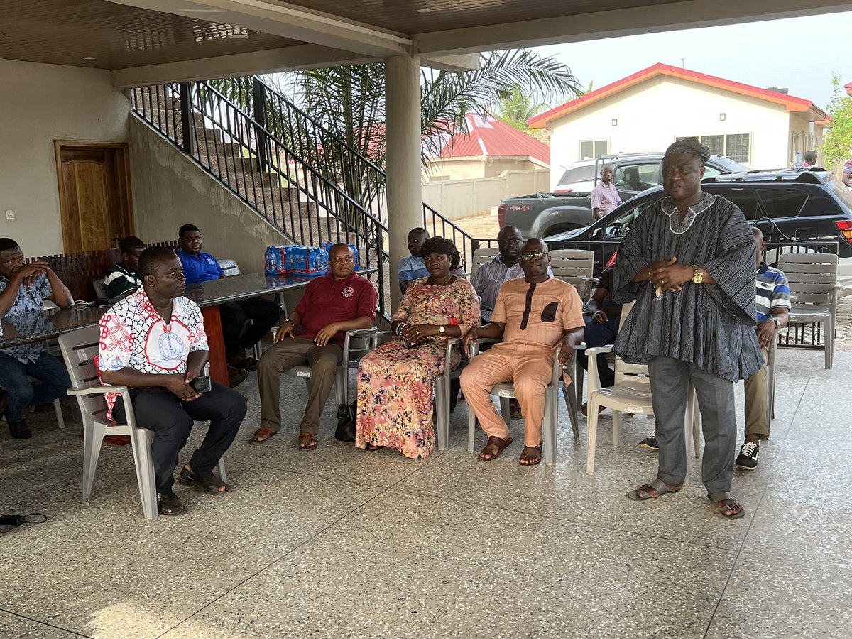 GNAT_Official's tweet photo. The National Officers of GNAT arrived in the Volta Region this morning to begin a one week tour of the Volta Region of GNAT.The team was received by Mr. David Kattah(Volta Regional Chairman) and his Regional Secretary as well as Krachi West District https://t.co/b5QSUtghKW out! https://t.co/j0LqDXZBw5