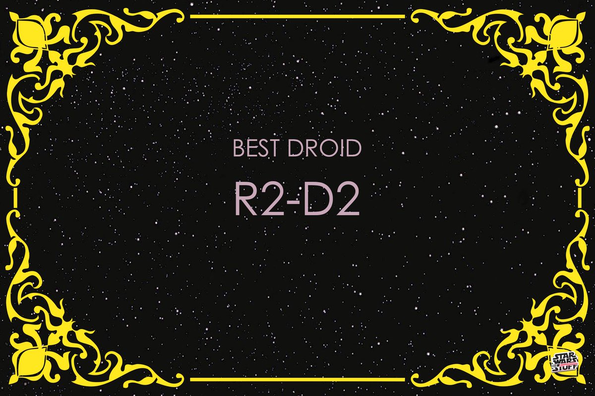 starwarstufff's tweet photo. BEST DROID - R2-D2
#SWOscars https://t.co/840ty3c7Fo