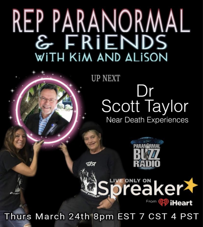 Reparanormal's tweet photo. Had a great time talking to Dr.Scott Taylor , last Thursday . Please go check him out at the links below ⬇️
https://t.co/InTUsntVHo
https://t.co/8u6n3KDGkd
https://t.co/Xpx7pYc5wL
#neardeathexperience #shareddeathexperience #meditations #podcast #media #voicecds https://t.co/R3LGIXnIi6