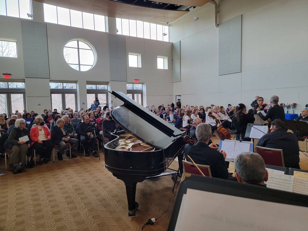 Packed house at <a href="/JCCstatenisland/">JCC of Staten Island</a> #ClassicalMusic #StatenIsland