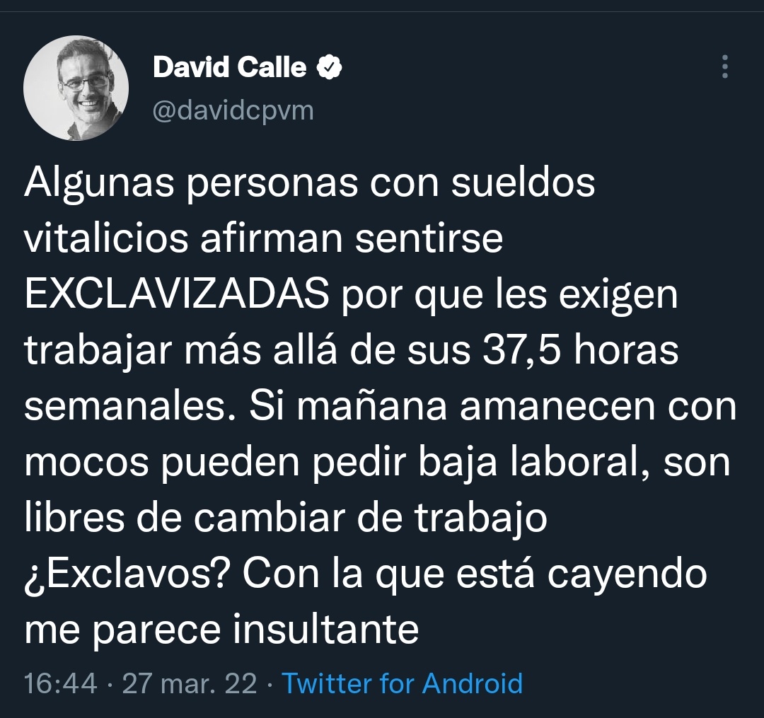 wornikarghh's tweet photo. Realmente ha dicho dos veces la palabra exclavos. https://t.co/9d9geX5AYk