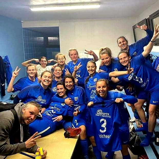 letratlatoursp's tweet photo. [ #R2Feminines ] 👩⚽️ 

Victoire 3️⃣-0️⃣ face à l'Eveil de Lyon Football ☑️ 

Match sérieux de nos filles qui se sont procurées beaucoup d'actions. 
Félicitations à la gardienne adverse qui a permis d'éviter un score plus large.

Buteuses 🎯 :
- Maeva #CHATAIN 
- Romane #DANIEL ×2 https://t.co/0ujNsgJcZM