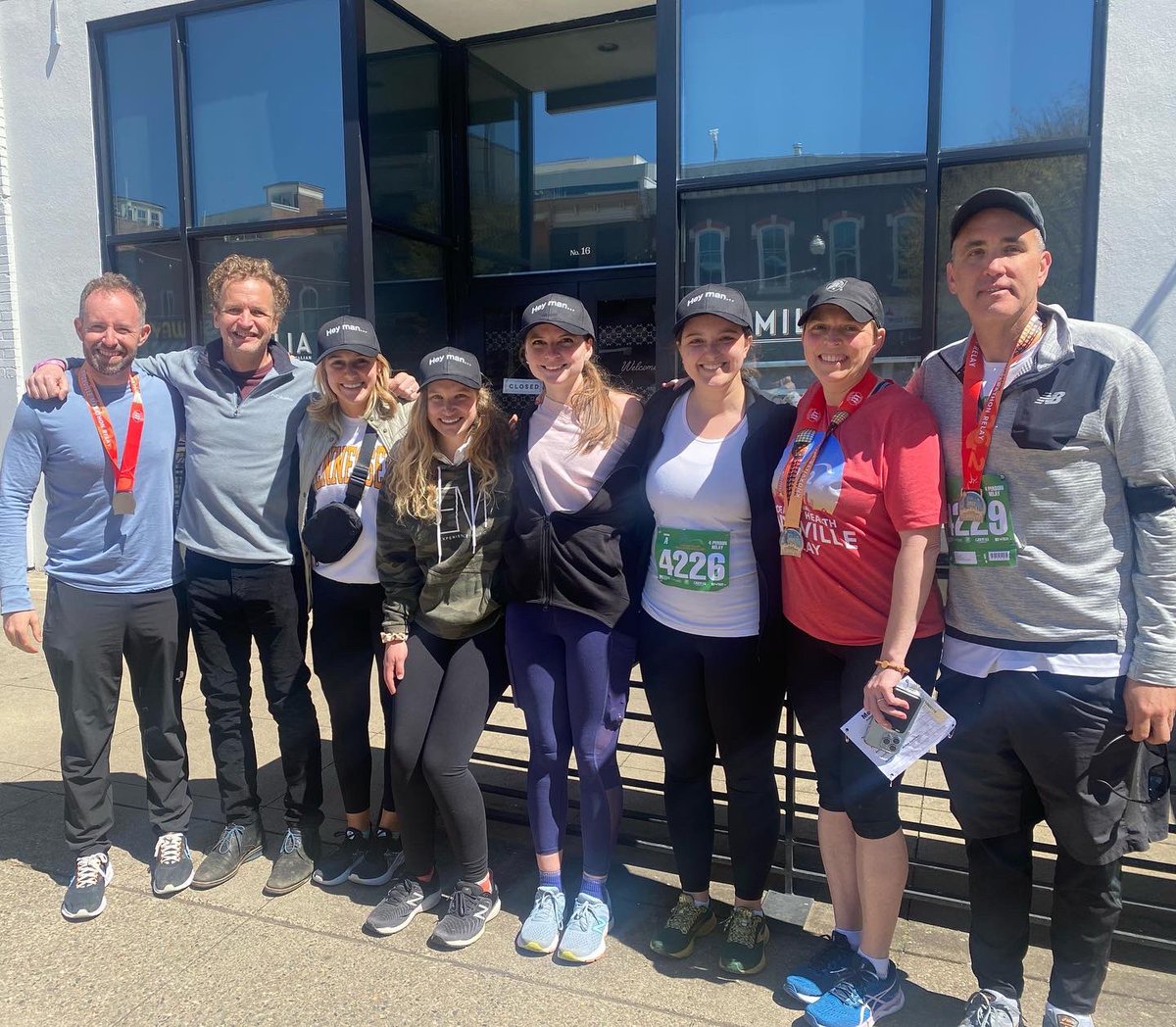 UTLegalClinic's tweet image. After a hard-fought race, the faculty team beat the student team in the Knoxville Marathon today! The real prize was that these incredible faculty and students were able to raise money for the TAPIL and Kolwyck fellowships.