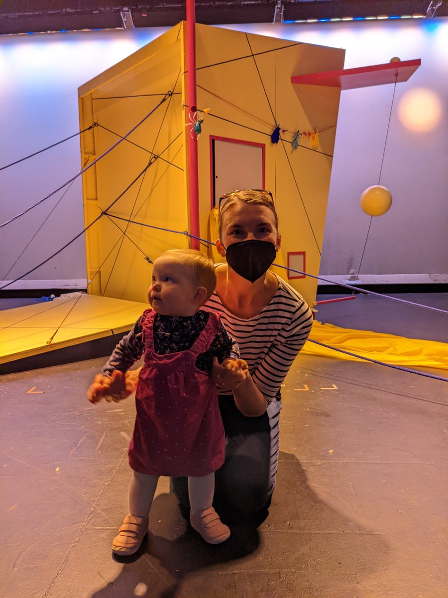 ChelseyDC's tweet photo. A fun-filled morning at @I_Stage! 

M was enthralled throughout the entire 40 min performance!  

#IStageMotherGoose #TVYA #TYA https://t.co/ppk6RPrYai