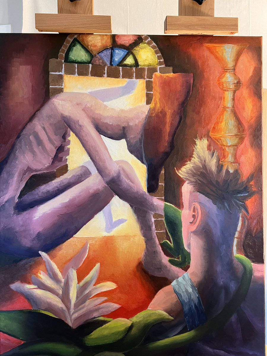SeanCareyART1's tweet photo. multi week piece of art #artwork #artshare #artforsale #artforsalebyartist #oiloncanvas #oilpainting #abstractart #abstractpainting #cubistart #expressionistart #surrealism #surrealart https://t.co/DQIxzqHP3c