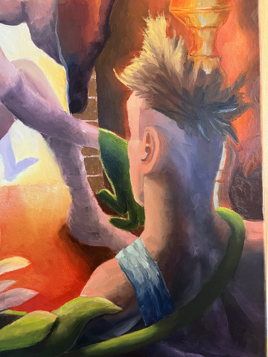 SeanCareyART1's tweet photo. multi week piece of art #artwork #artshare #artforsale #artforsalebyartist #oiloncanvas #oilpainting #abstractart #abstractpainting #cubistart #expressionistart #surrealism #surrealart https://t.co/DQIxzqHP3c