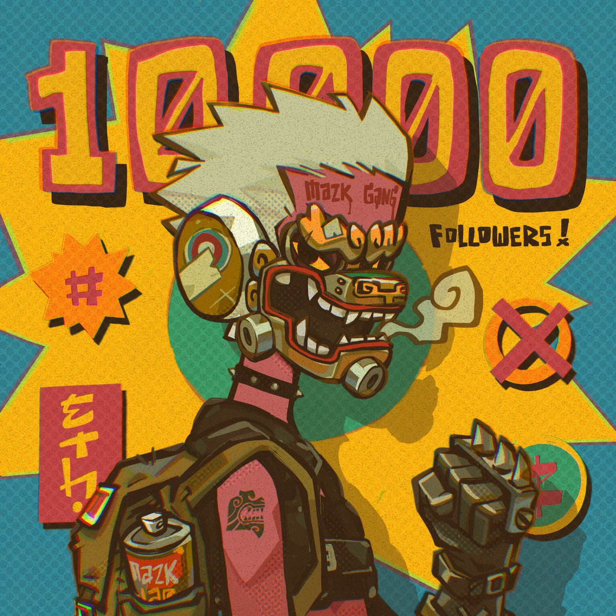 Hello 𝐌𝐀𝐙𝐊 Seekers👹
Today we reached 10,000 Followers!!
Thank you for joining us on this crazy journey
 Let's Go 𝐌𝐀𝐙𝐊 𝐆𝐀𝐍𝐆‼️

🎭 𝟓 WL spots
- RT &amp; Follow <a href="/Mazkgang/">𝐌𝐀𝐙𝐊 𝐆𝐀𝐍𝐆 👹</a>
- Tag 3 friends to let them know the Mazk Gang!

May the 𝐌𝐀𝐙𝐊 be with you 🔥👀
#Mazkgang