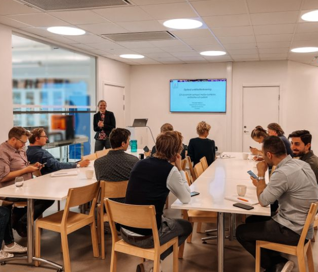 Gradientech's tweet image. This week #Gradientech had an inspiring lecture by Elisabet Nielsen from the Dep of Pharmacy at Uppsala University on pharmacometrics and antibiotic dosing. Thank you Elisabet for inspiration and for your outstanding research towards #precisionmedicine! 
@uppsalauni