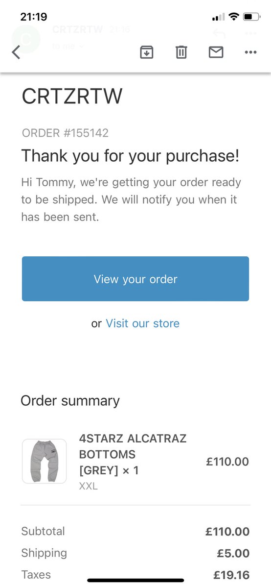 TommyR_'s tweet photo. @crtzrtw  yes finally! Copped myself a piece. https://t.co/XyHbunLrj5