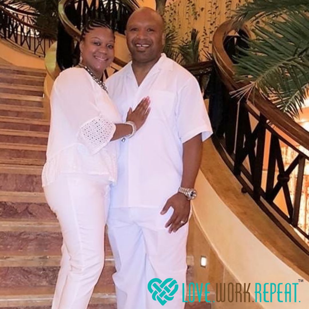 loveworkrepeat's tweet photo. Lovebirds Phil and Ree Davis of
Houston, Texas have been married 
26 years! LWR wishes you many more years of wedded bliss!💞 Happy Black Marriage Day! #loveworkrepeat #blackmarriagemovement https://t.co/7r5scmkOC1