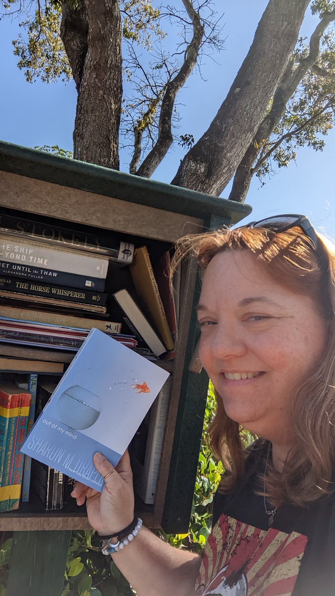 Bringing under-represented characters to this Little Free Library! <a href="/thestackspod_/">The Stacks Podcast</a> @hereweeread <a href="/Chookooloonks/">Karen Walrond</a> <a href="/GISH/">GISH</a> #GISH #BookBash