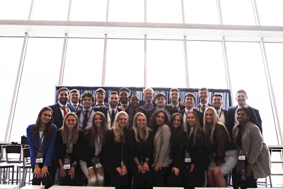 ZachGershman's tweet photo. Thankful to have had the privilege of being the Director of Marketing for the @PennStateSBC. The journey to putting on an in-person event was not an easy, but I'm so proud of this team. Plus, shoutout to @glenherold and @pamelam35 for the opportunity to talk sports betting #PS5BC https://t.co/MBFxuRulxe